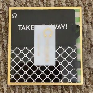 C-WONDER Take Me Away Geometric 2-Pack Luggage Tag Set - Black/White